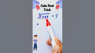 Fast Calculation Hack: Cube Root Trick! 🔥 | Genius Math Tricks #shorts #maths #fastcalculation