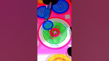 So beautiful and amazing spirograph art video | great ideas #spirograph #relaxing #satisfying #video