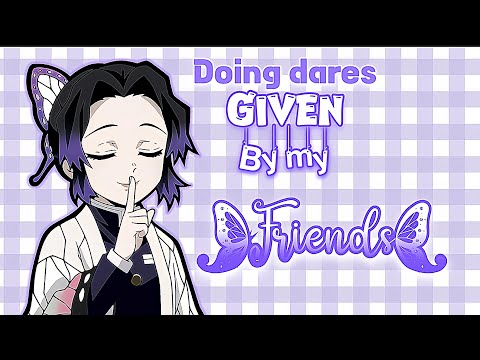 Doing dares given by my friends!👾💀||#shinobeez