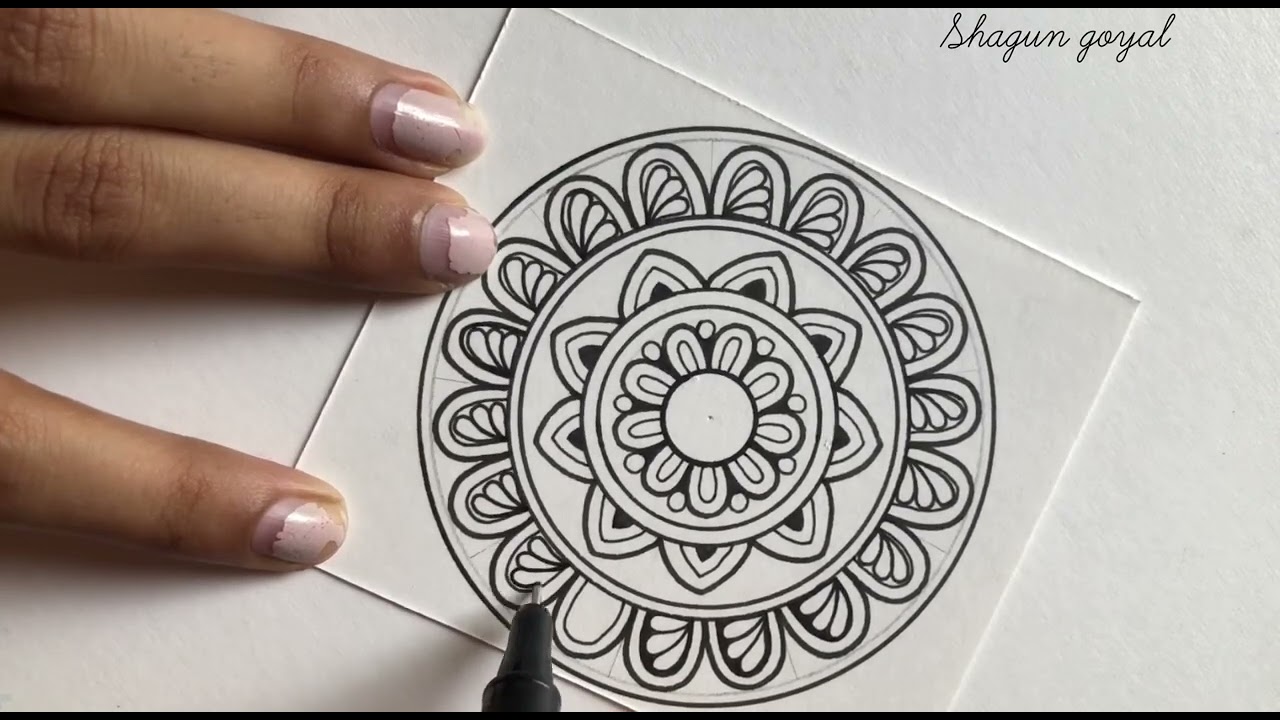 How to Draw a Mandala - The Kitchen Table Classroom
