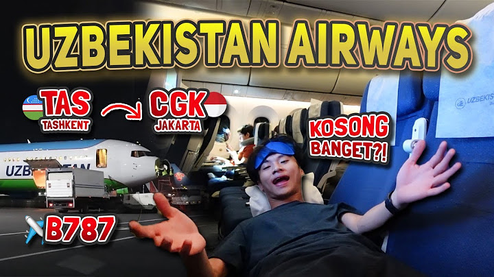 Kok Pesawatnya SESEPI Ini😱⁉️ Pulang ke Indonesia Nyobain DIRECT FLIGHT Dari TASHKENT, Uzbekistan🇺🇿✈️