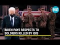 Watch: Joe Biden receives bodies of US soldiers killed in Kabul airport attack | Afghanistan