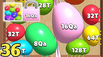 Blob Merge 3d - Gameplay Walkthrough Part 36 - Unlock 16Qa All Max levels (Android, iOS)