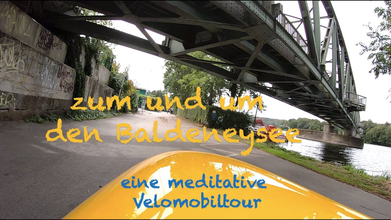 A Contemplative Velomobile Tour - To and Around the Lake Baldeney in Essen (Part 1)