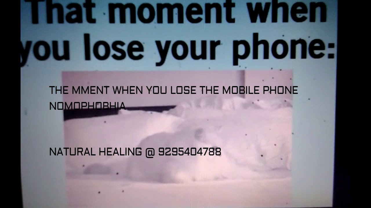 Nomophobia Fear of Being without Your Phone and Having Low Battery Anxiety