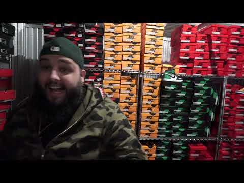 $500,000 CRAZY SNEAKER COLLECTION IN A STORAGE UNIT !
