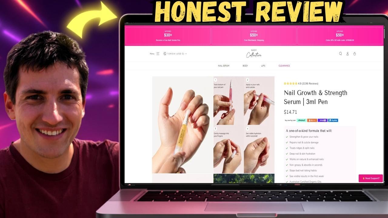 Отзывы о сыворотке для ногтей Body Collective 2026: законные результаты или мошенничество?