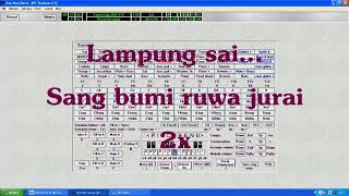 (Karaoke) Lagu Sang Bumi Ruwai Jurai - Lampung || Cipt. Syaiful Anwar