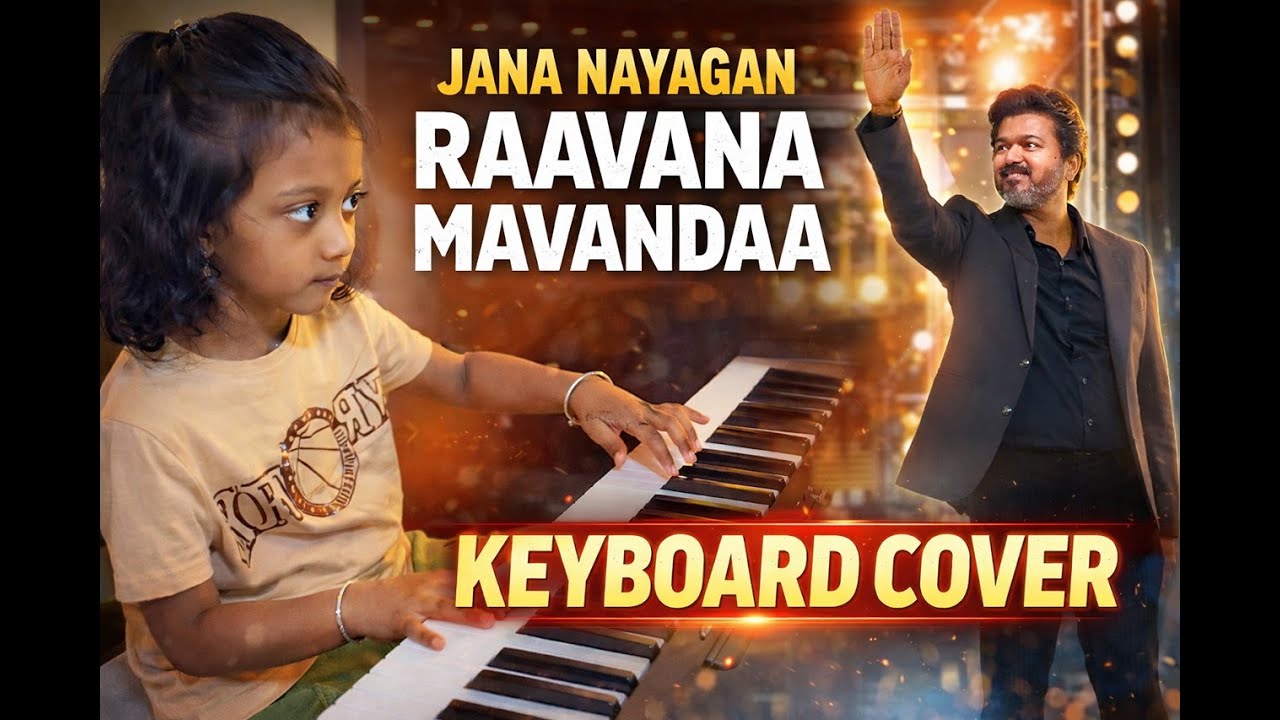 Raavana Mavandaa Keyboard Cover 🎹✨ | Jana Nayagan | Instrumental Version | @HarshaMiru