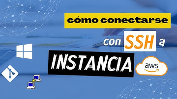 ¿Cómo conectarse a instancia de AWS mediante SSH? - Windows 10 - Amazon EC2