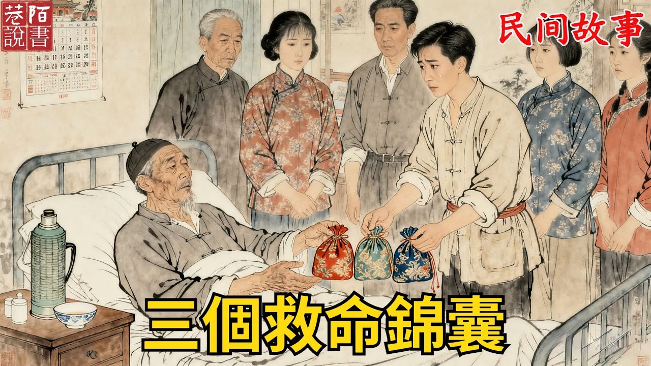 民間故事：首富張員外，不選滿城才俊偏把千金若蘭許配給傻子孤兒陳默，全城嘲笑他精明一世，糊塗一時！張員外臨終前，只給陳默留下三個錦囊，囑咐生死存亡時再拆【巷陌說書人】#巷陌說書人#故事#民間故事#說書