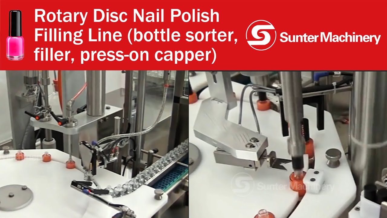 💅 Perfect Polishes, Every Time! Rotary disc Nail Polish Filling & Press Capping! 💅