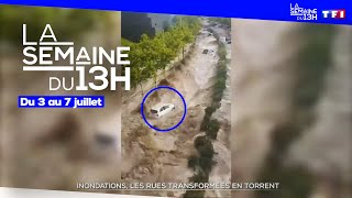 Des Voitures Emportées Par Les Flots -  La Semaine Du 13H  Du 3 Au 7 Juillet