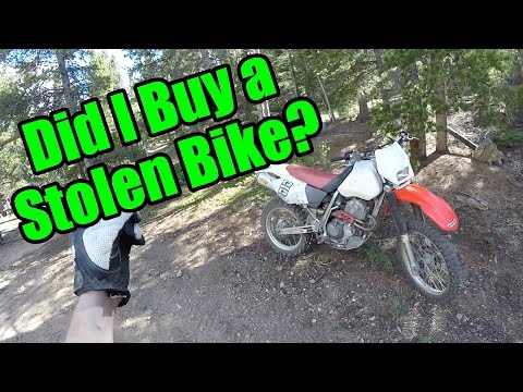 Did I Buy A Stolen Bike? Bonded Title Process Colorado