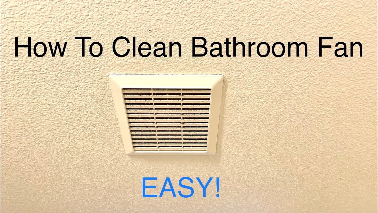 How To Deep Clean a Bathroom Fan. Easy! YouTube
