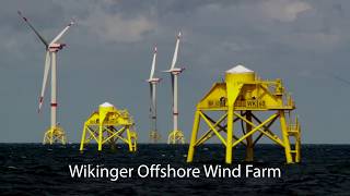 Wikinger Offshore Wind Farm Installation - short