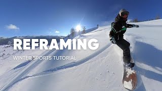 How to Reframe 360 Video for Skiing & Snowboarding | Insta360 Tutorial screenshot 3