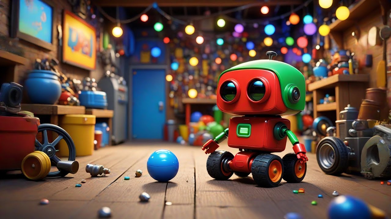 Three Tiny Robots Beep and Blink | Robot Song for Kids | Fun Learning Rhyme for Toddlers