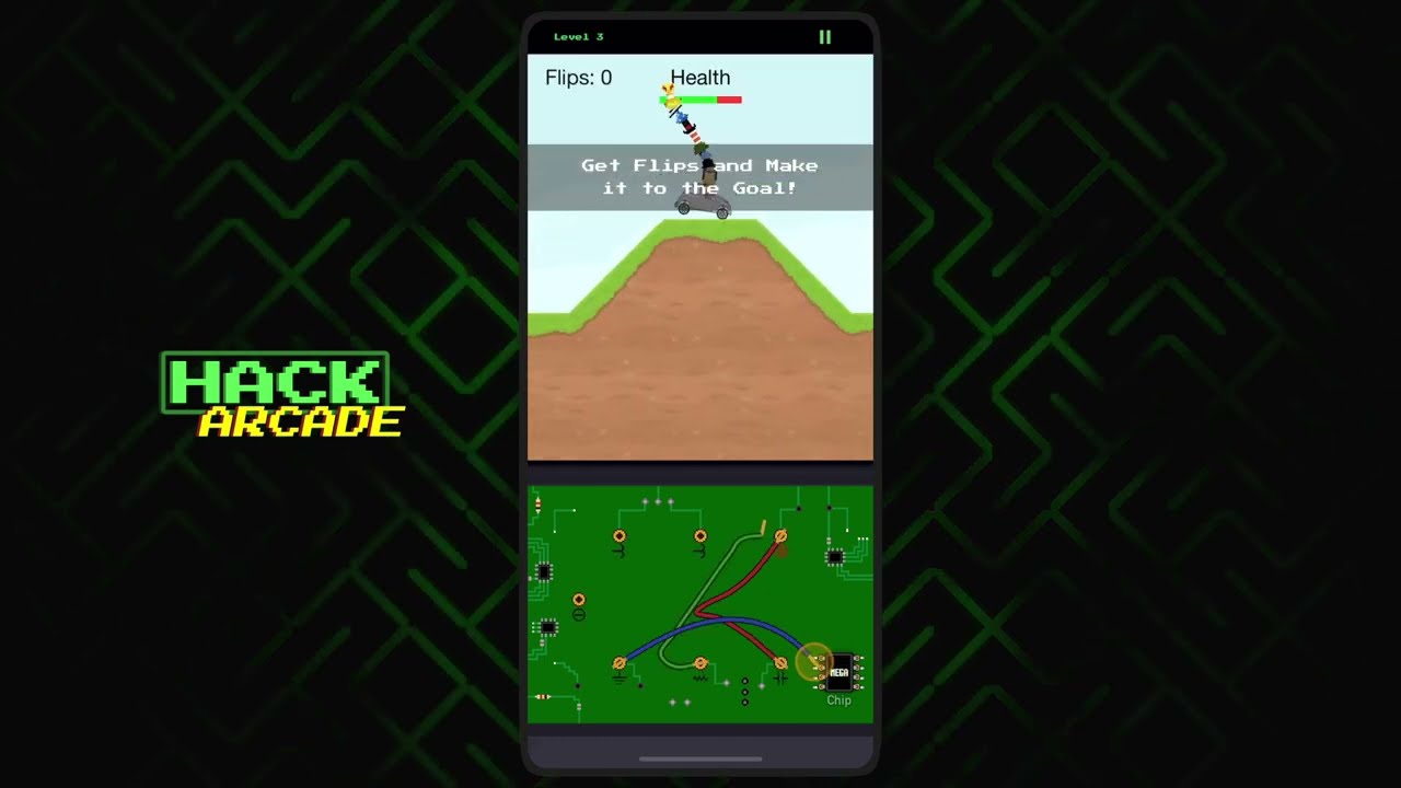 Hack Arcade - A Retro Wiring Puzzle Platformer
