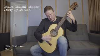 Mauro Giuliani 17811829 Study Op. 48 No. 5 Otto Tolonen, Guitar