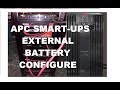 External Battery install and configure to APC smart ups RC 2000va