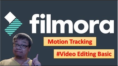 How to do Motion Tracking in Filmora X - For Beginners