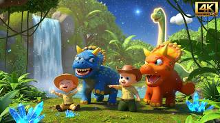 Johnny & Baby’s Dino Ride Adventure 🦖🌴 | Jungle Race Kids Story | BST Dino Adventure