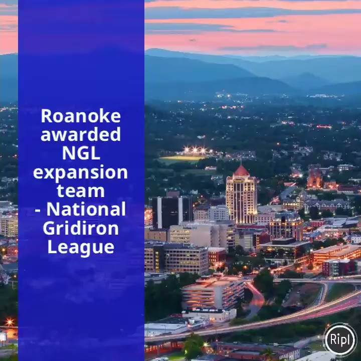 Roanoke awarded NGL expansion team National Gridiron League YouTube