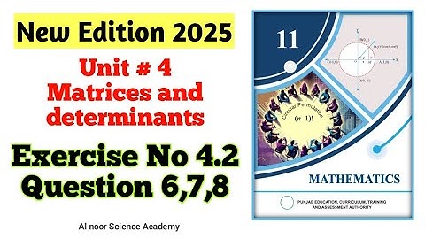 Class 11 Maths Chapter 4 Exercise 4.2 Question 6,7,8 New Book 2025