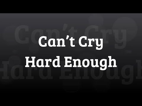 Can't Cry Hard Enough - The William Brothers