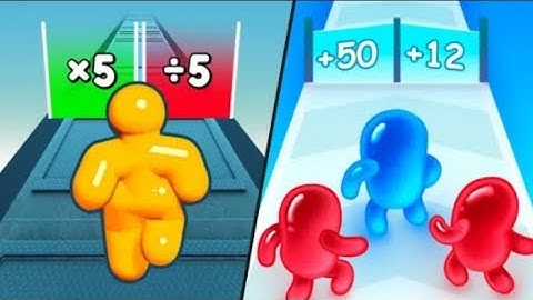Tall Man Run vs Join Blob Clash ASMR Gameplay Walkthrough Gameplay Android join blob vs tall man run