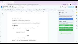 CineFormat AI – Convert Any Text Into Screenplay Format in Google Docs