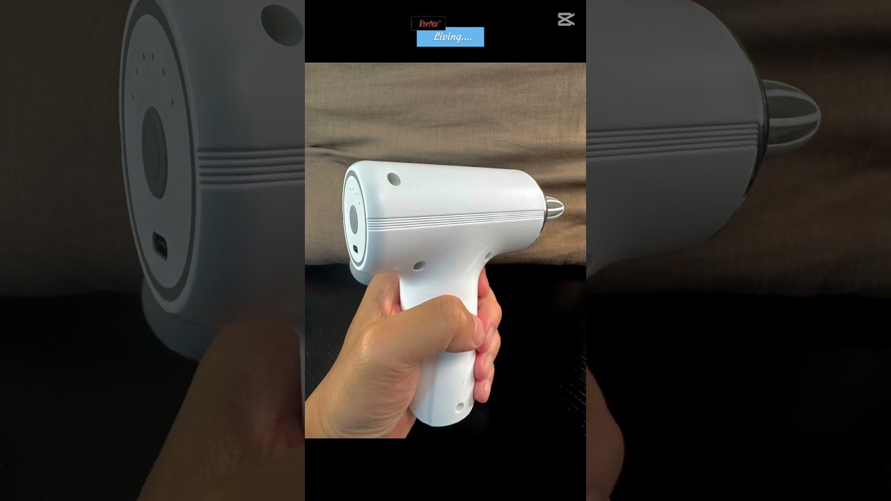 Vortex J1 Mini Massage Gun with USB-C Charging, Powerful 6-Speed 4 Heads, Portable Muscle Massager