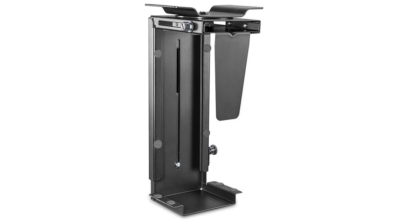 Adjustable Under Desk Computer Mount EleTab Wall PC Mount Computer Case