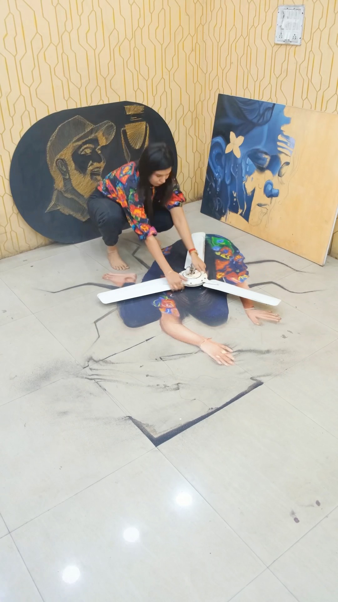 Behind the scenes ? | Tricky Video Making #shorts #artistshikhasharma #bts