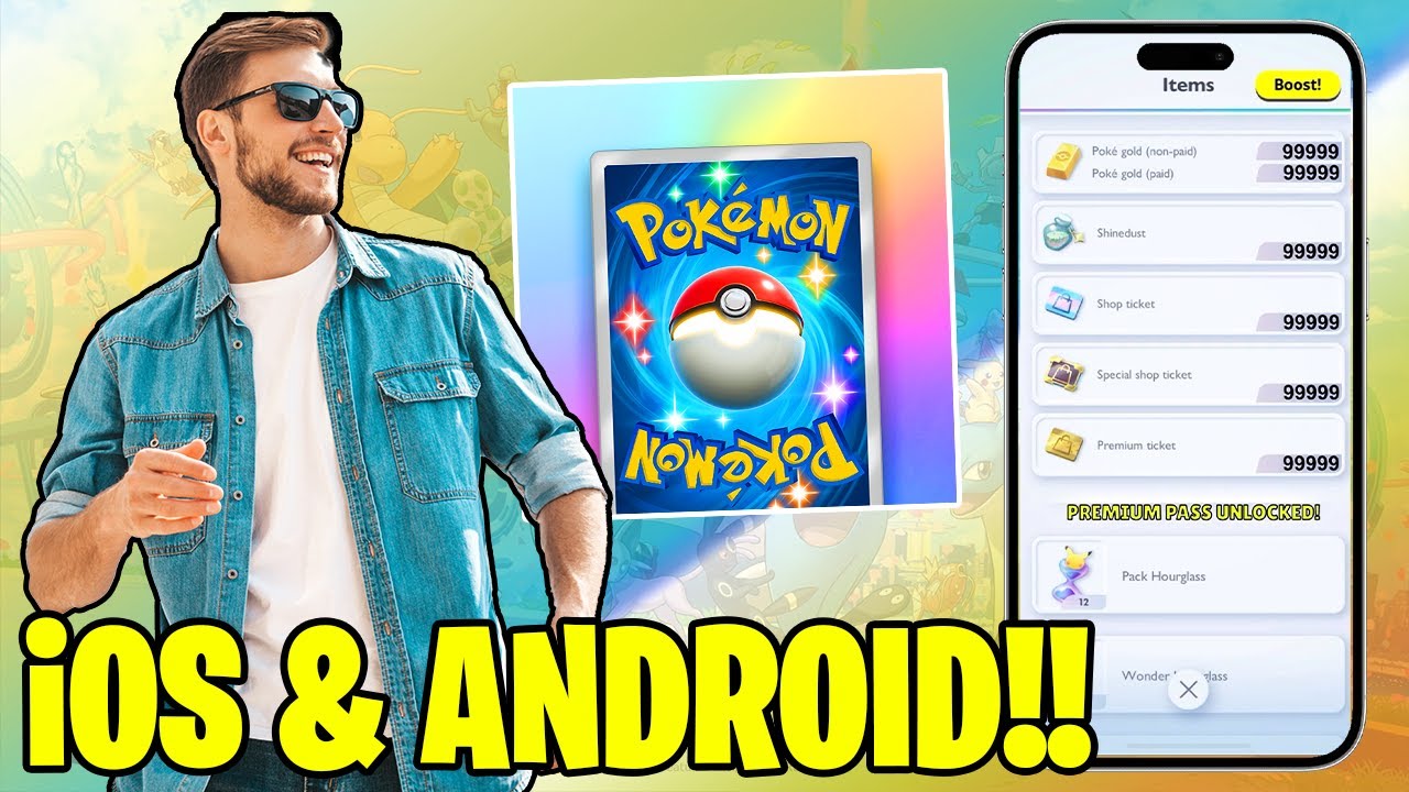 Pokemon TCG Pocket Hack/MOD APK iOS & Android - How to Get Free Poke Gold, Tickets 2025