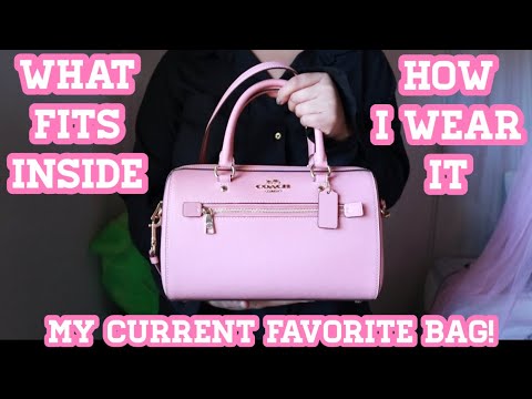 Coach Rowan Satchel Review  what fits inside my current favorite bag 