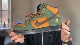 Why I’m returning - Nike SB Dunk High PASS~PORT release - looking at the details 🔥🥾🏔