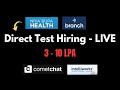 Direct Test Hiring | 2025, 2023, 2022 batch hiring | off campus drive for 2025 batch | hire me plz