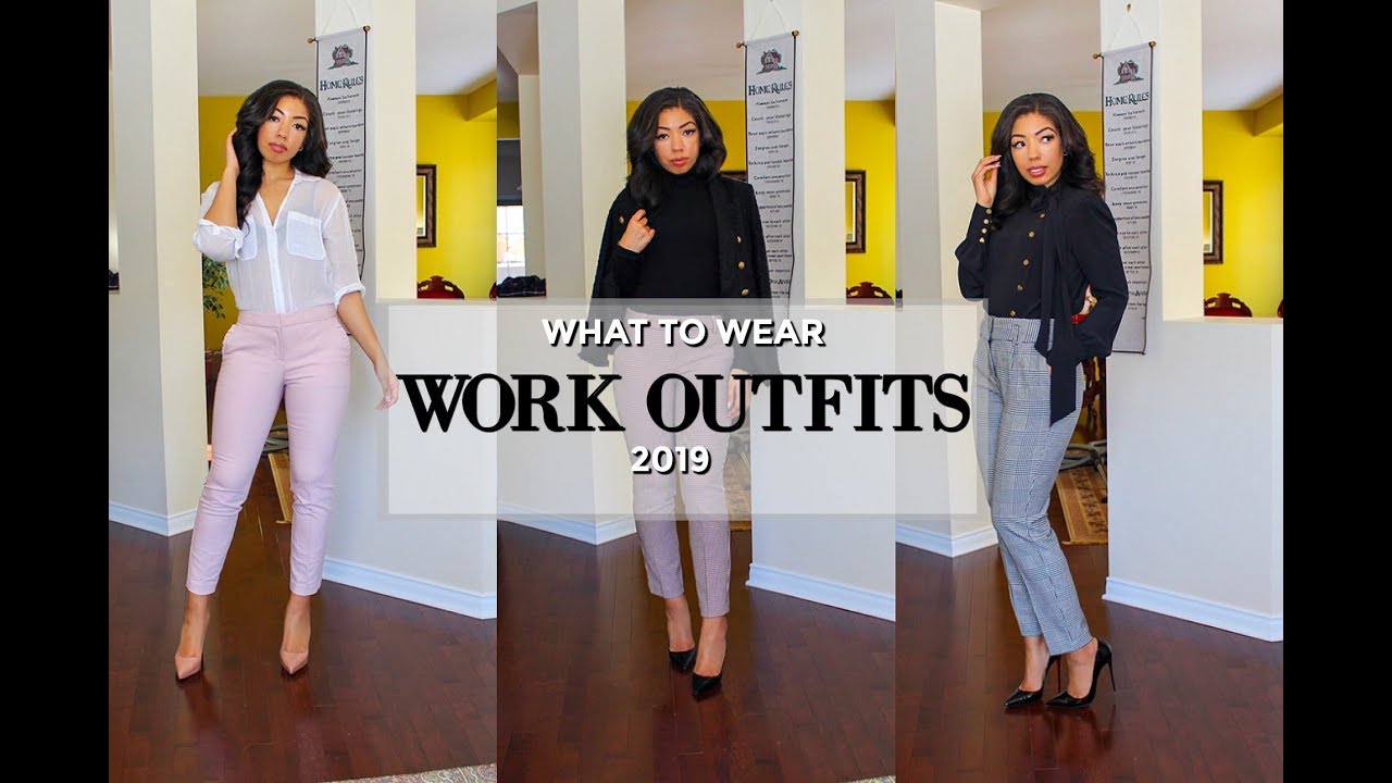 HOW TO LOOK STYLISH AT WORK | 5 OUTFIT IDEAS FOR WORK - OFFICE LOOKBOOK ...