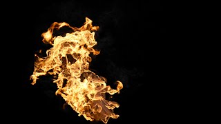 Realistic Burning Fire Effect Inferno In 4K Resolution