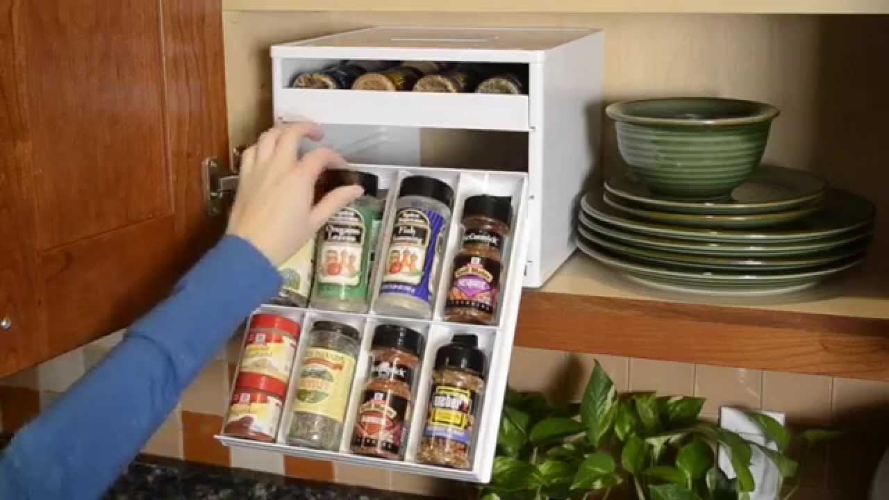 YouCopia SpiceStack® Spice Racks Organizer for Kitchen Cabinets