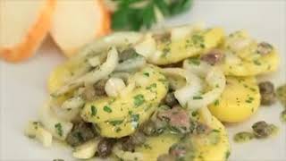 Krumpir salata s inćunima i kaparima - Fini Recepti by Crochef