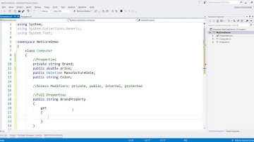 38. دورة دوت نيت كور - Encapsulation،  Full Properties and Auto Properties