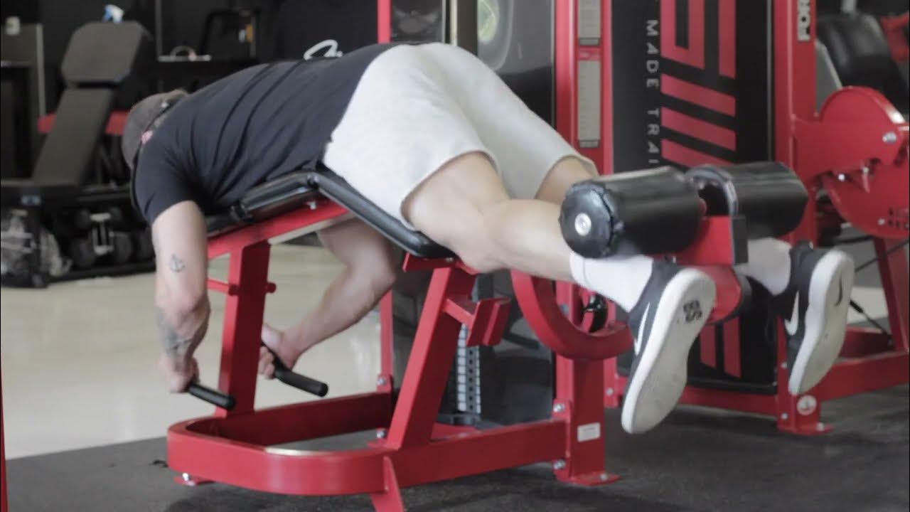 How To Do Laying Down Hamstring Curls YouTube