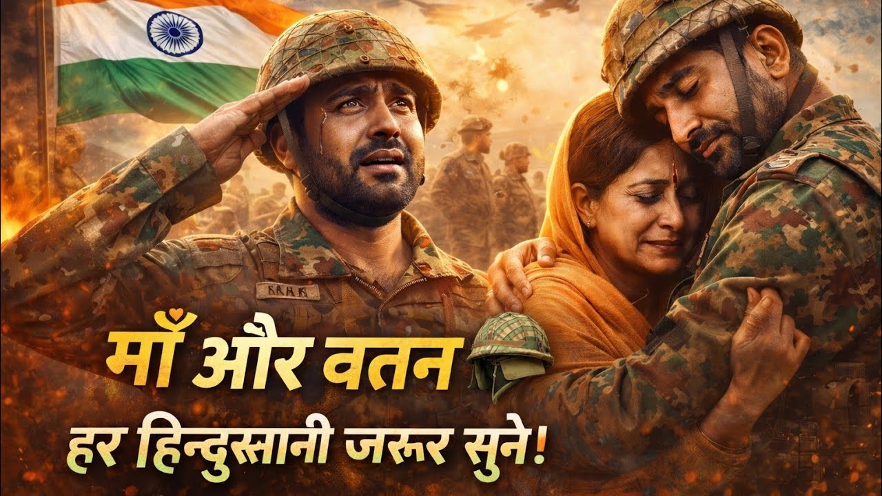 🇮🇳 माँ और वतन | Heart Touching Indian Army Tribute Song 2026