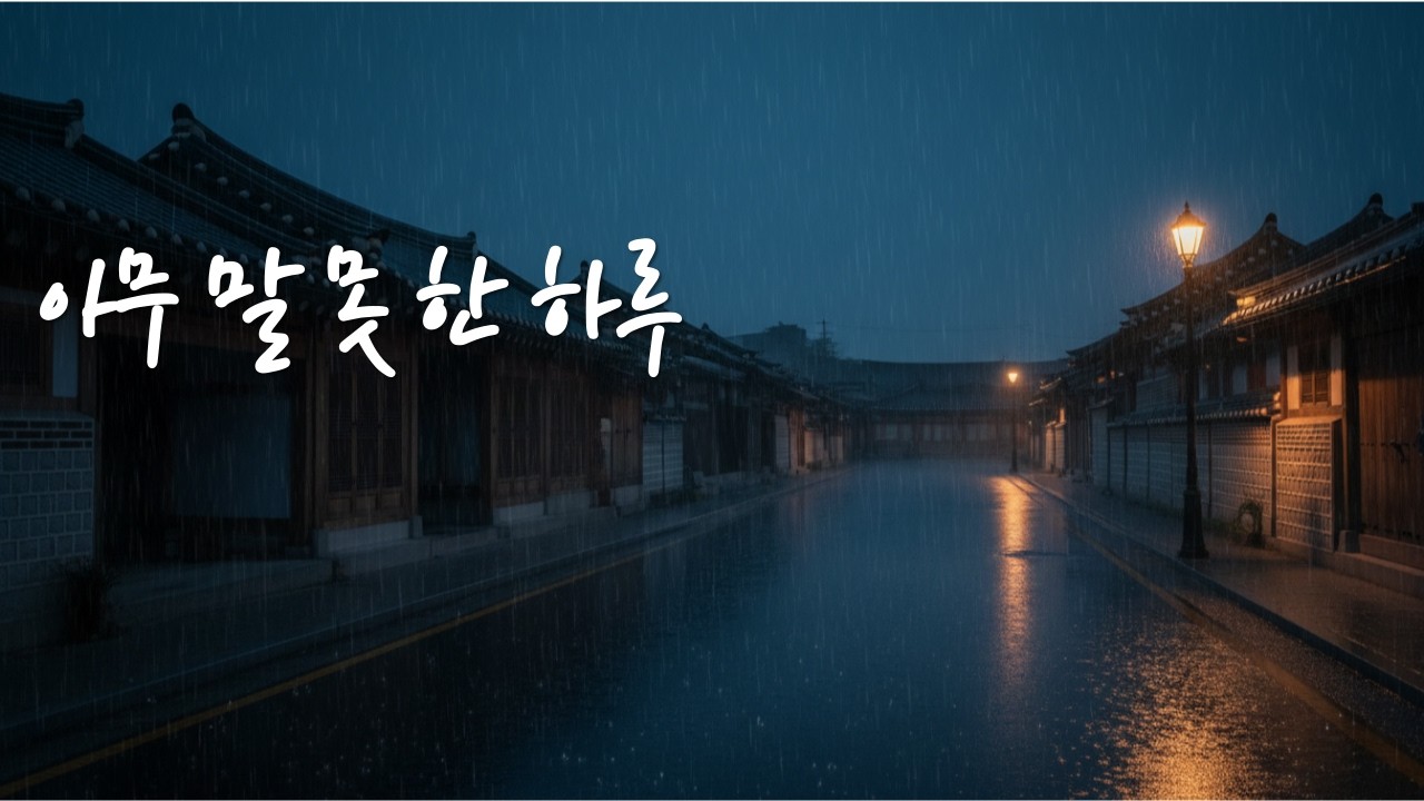 잠 안올때 듣는 음악 | 오늘, 많이 힘들었죠 🌧 빗소리 힐링 ASMR