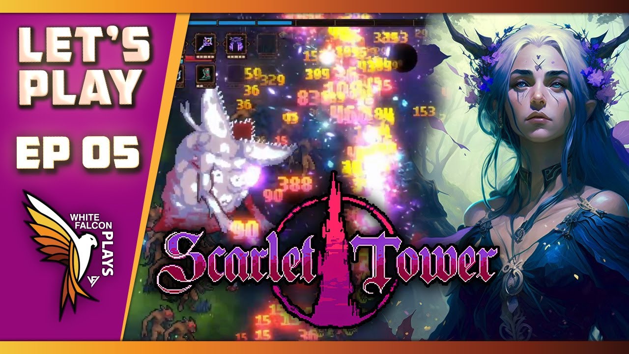 Scarlet Tower | EP-05 GamePlay | Let's Play (Horde Survival Roguelite!)