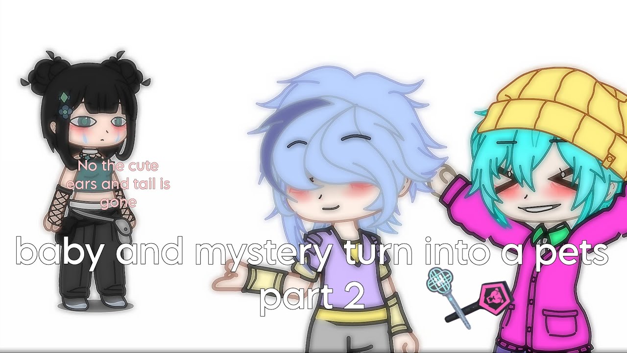 BABY AND MYSTERY TURN INTO A PETS || Kpop demon Hunters || Gacha club Indonesia ||