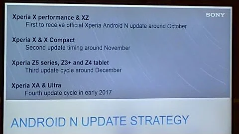 ►Sony is on the charge to get Android 7.1.1 to Xperia X | Sony Android Nougat Update◄